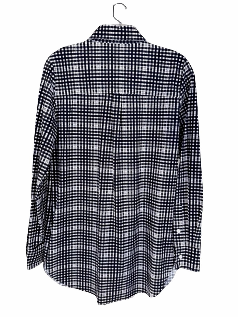 Lysse Women’s Button-Down Shirt. Black Plaid. Size Small - Picture 2 of 10